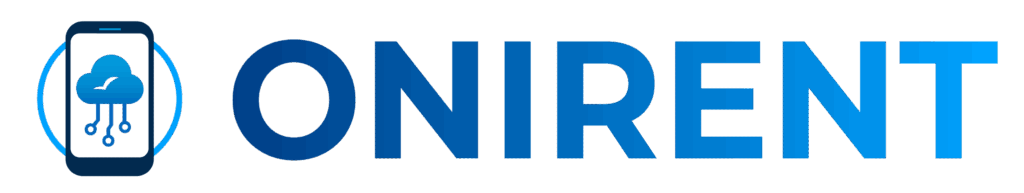 Onirent logo – virtual phone rental service