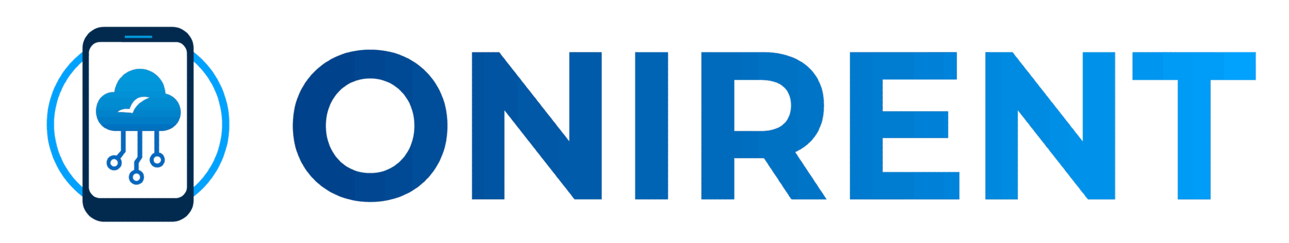 Onirent logo – virtual phone rental service